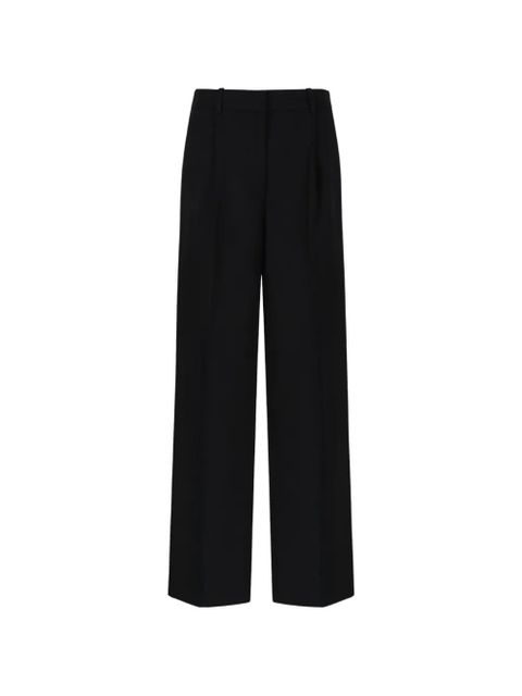 ANINE BING pleated wide-leg trousers - Black - zdjęcie produktu nr 1