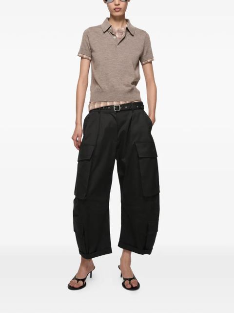 Acne Studios melange check polo shirt - Neutrals - zdjęcie produktu nr 2