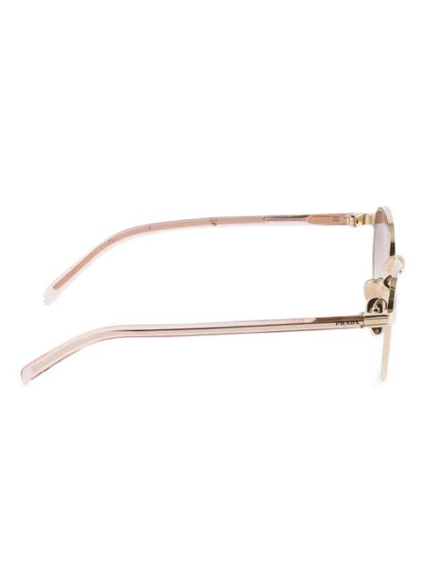 Prada Eyewear logo-engraved sunglasses - Gold - zdjęcie produktu nr 2