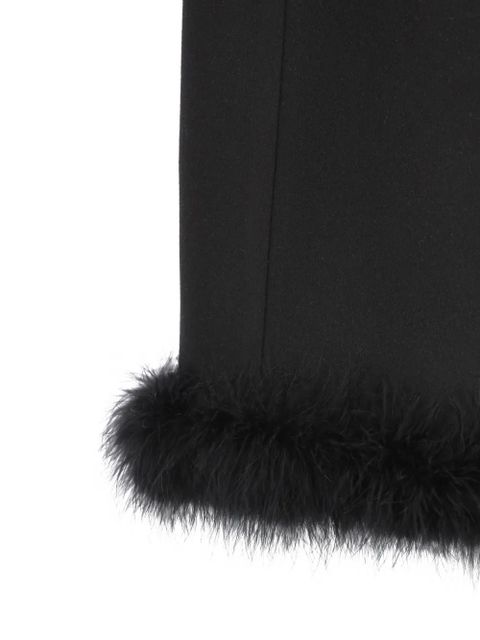 Valentino Garavani floral-embellished cape - Black