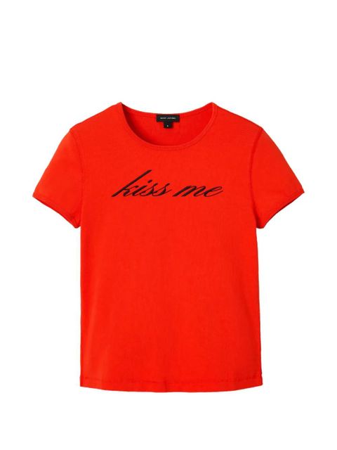 Marc Jacobs round-neck short-sleeve T-shirt - Red - zdjęcie produktu nr 1