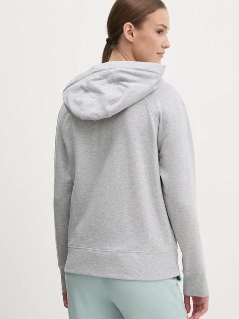 Dkny bluza damska kolor szary z kapturem gładka DP5J9510 - zdjęcie produktu nr 2