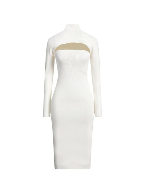 TOM FORD cutout ribbed knit midi dress - White - zdjęcie produktu nr 1