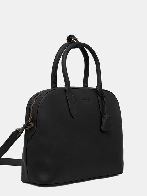 Marc O'Polo torebka skórzana kolor czarny 5000009167