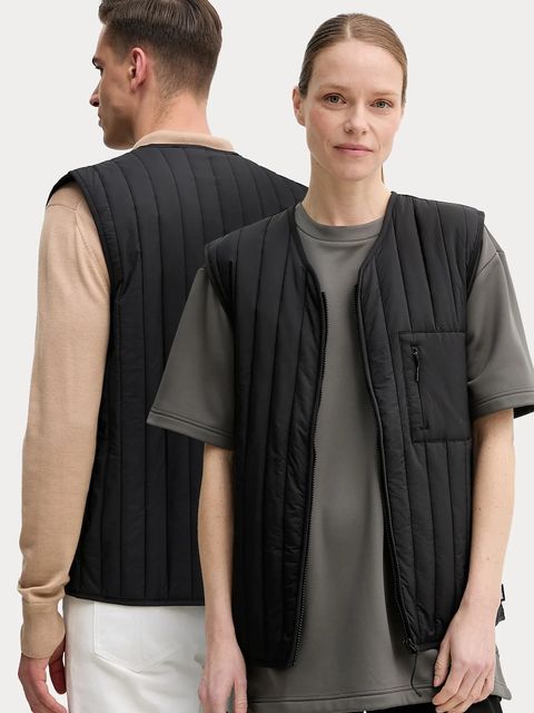 Rains bezrękawnik Banja Liner Vest T1 kolor czarny przejściowy 21660