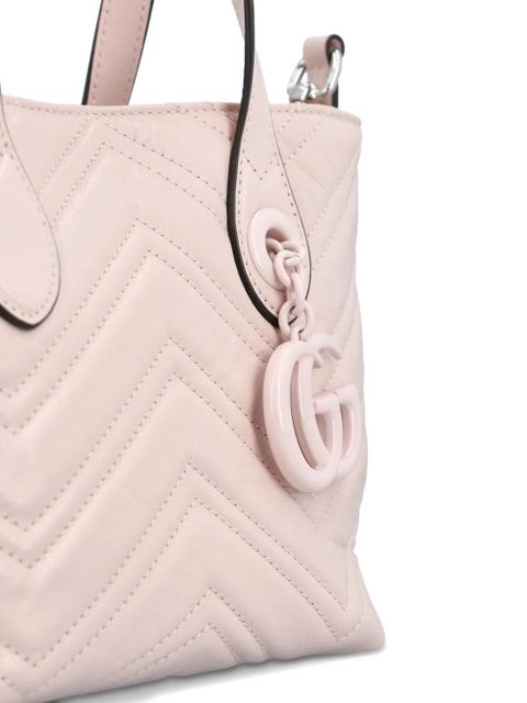 Gucci small GG Marmont tote bag - Pink