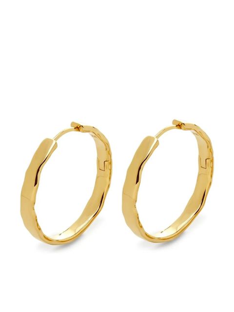 Monica Vinader medium Siren Muse hoop earrings - Gold - zdjęcie produktu nr 1