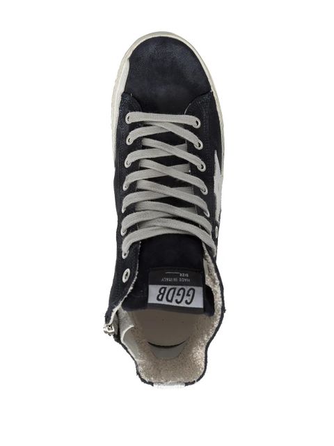 Golden Goose Francy suede high-top sneakers - Blue