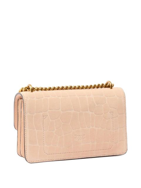 PINKO crocodile-effect bird chain cross body bag - Neutrals - zdjęcie produktu nr 2