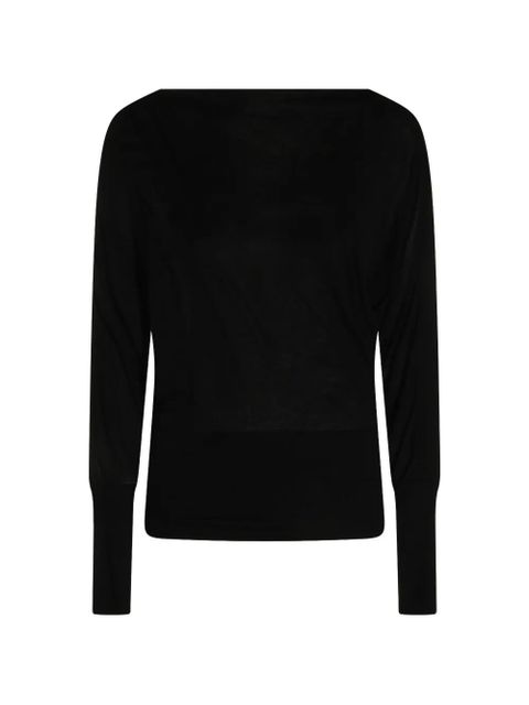 TOTEME jersey T-shirt - Black - zdjęcie produktu nr 1