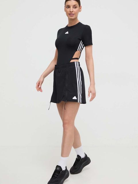 adidas spódnica kolor czarny mini prosta IP2393