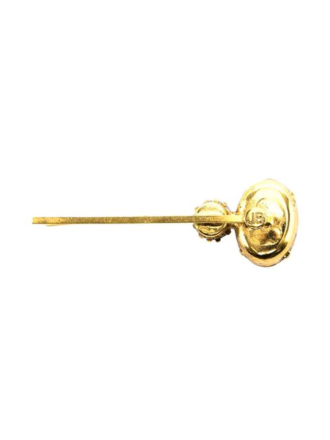 Jennifer Behr crystal-embellished hair pin - Gold - zdjęcie produktu nr 2