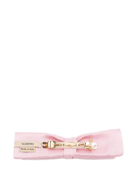 Valentino Garavani bow-shaped hair clip - Pink - zdjęcie produktu nr 2