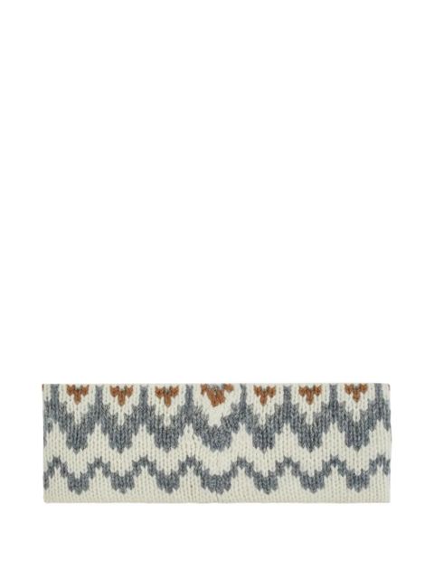 BOGNER zig-zag logo headband - Neutrals - zdjęcie produktu nr 2