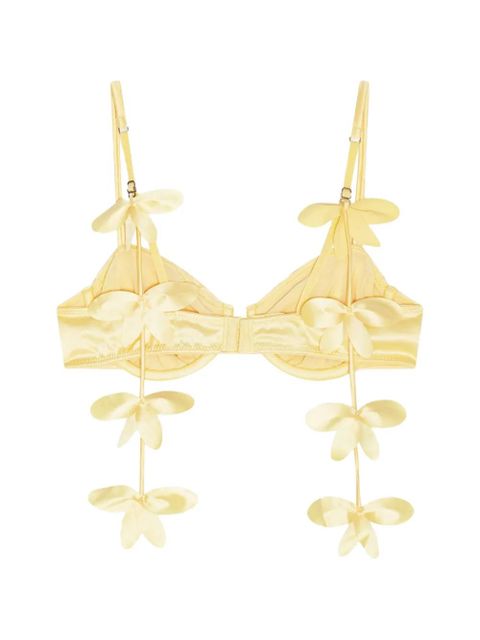 ROTATE BIRGER CHRISTENSEN x Love Stories flower detail underwire bra - Yellow - zdjęcie produktu nr 2