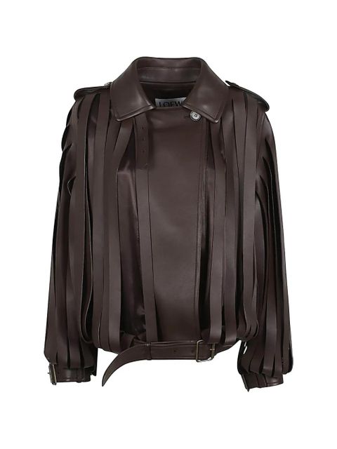 LOEWE layered double-breasted jacket - Brown - zdjęcie produktu nr 1