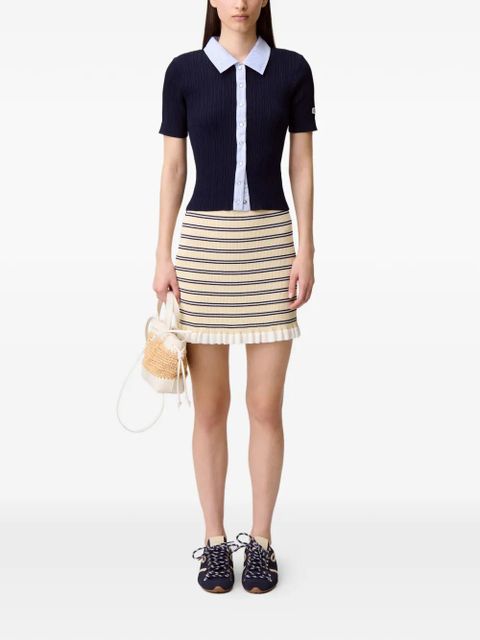 Claudie Pierlot button-fastening shirt - Blue - zdjęcie produktu nr 2