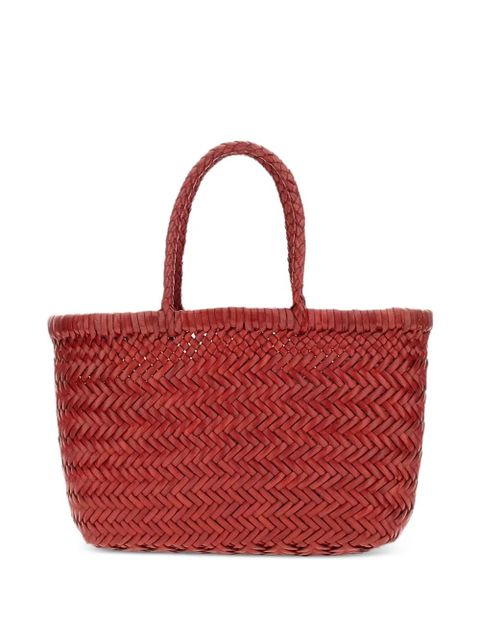 DRAGON DIFFUSION mini Flat Gora woven tote bag - Red - zdjęcie produktu nr 2