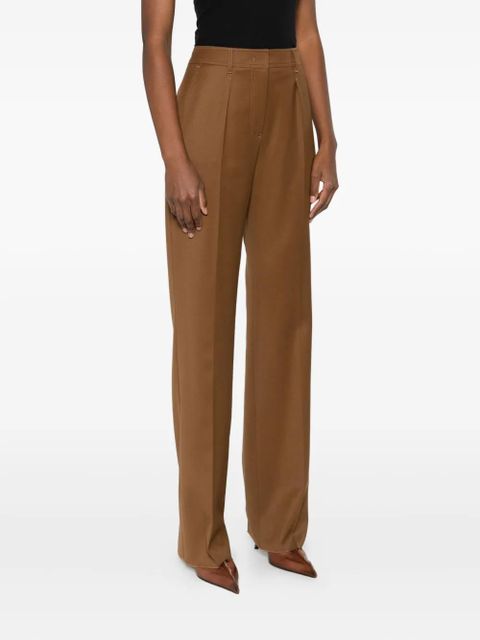 Max Mara pleat-detail trousers - Brown