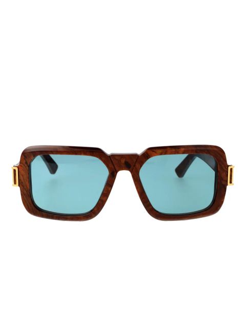 Marni Eyewear logo-engraved sunglasses - Brown