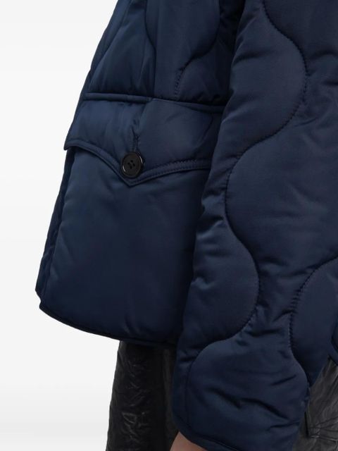 Zadig&Voltaire Bunji quilted button-fastening jacket - Blue