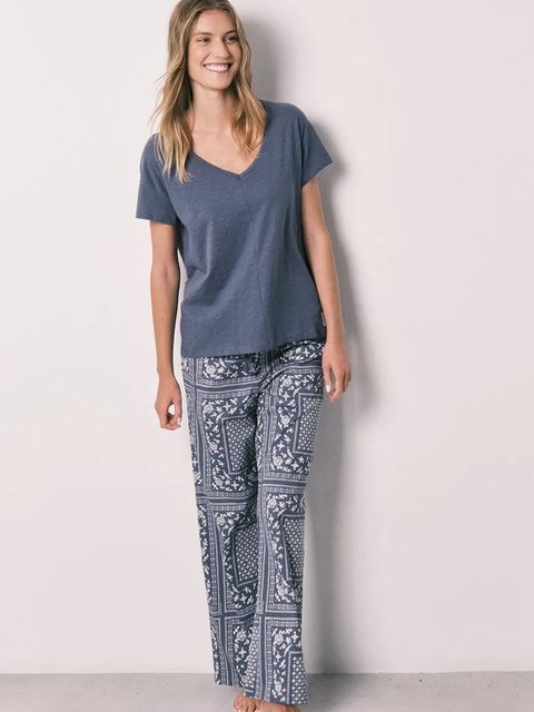 women'secret piżama dwuczęściowa damska bawełniana - zdjęcie produktu nr 1