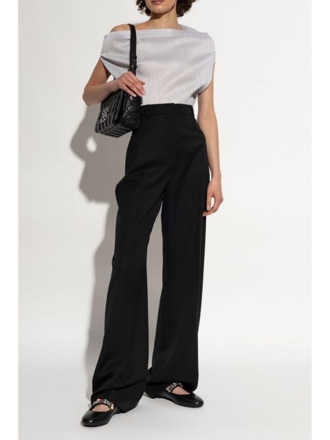 Casadei crystal-embellished ballerina shoes - Black - zdjęcie produktu nr 2