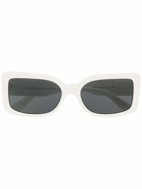 Michael Kors Corfu rectangle-frame sunglasses - White - zdjęcie produktu nr 1