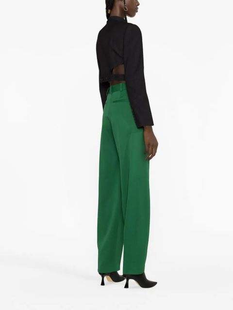 The Attico Jagger tapered trousers - Green