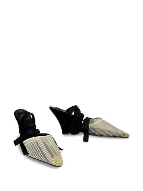 Jacquemus striped heeled - Black - zdjęcie produktu nr 2