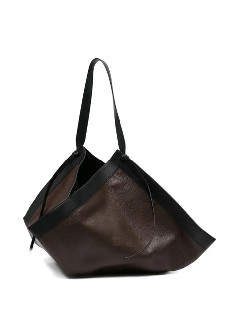 Yuzefi large Wonton shoulder bag - Brown