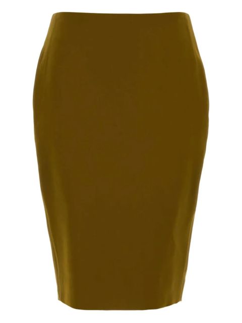 Saint Laurent zip-up pencil skirt - Brown - zdjęcie produktu nr 2