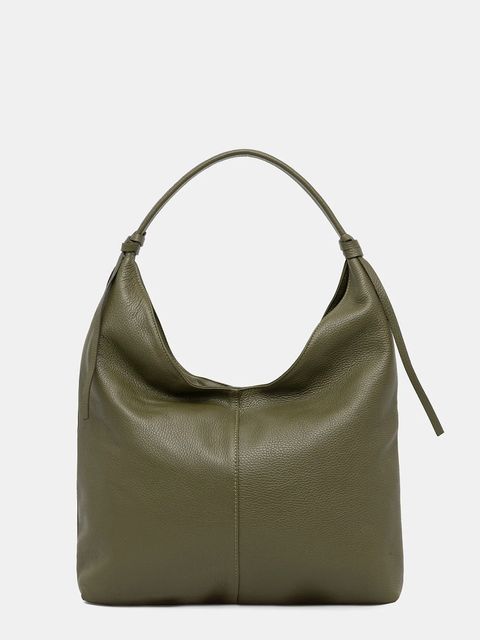 Answear.LAB torebka skórzana kolor zielony - zdjęcie produktu nr 1