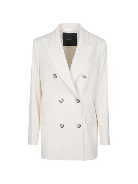 PINKO double-breasted blazer - White - zdjęcie produktu nr 1