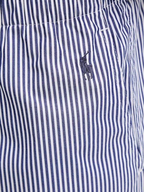 Polo Ralph Lauren piżama bawełniana kolor niebieski bawełniana 4P8004