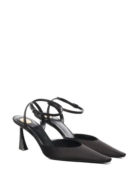 Saint Laurent 75mm Aimée slingback pumps - Black