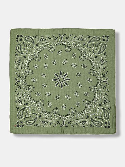 Pepe Jeans apaszka damska kolor zielony wzorzysta PL1100008