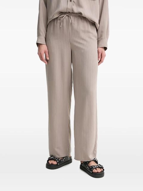 American Vintage drawstring-fastening pinstripe trousers - Neutrals - zdjęcie produktu nr 1
