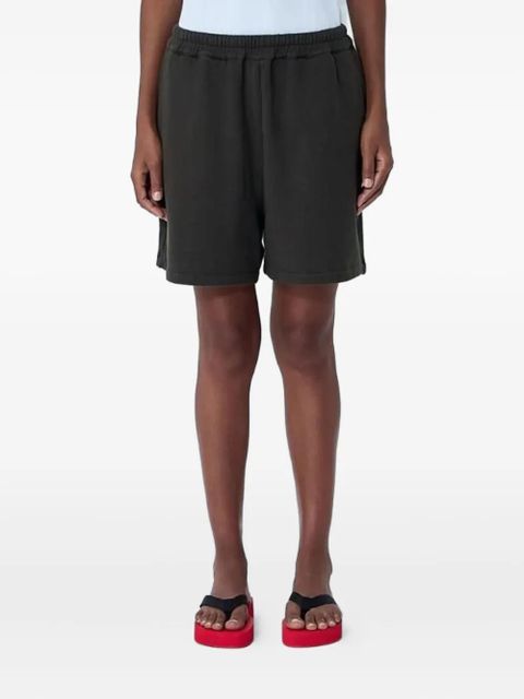 The Row elasticated-waistband French terry shorts - Black - zdjęcie produktu nr 1