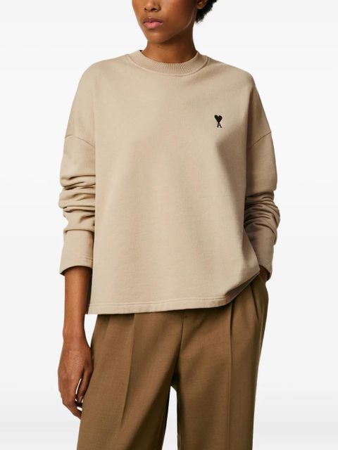 AMI Paris Ami de Coeur cotton sweatshirt - Neutrals