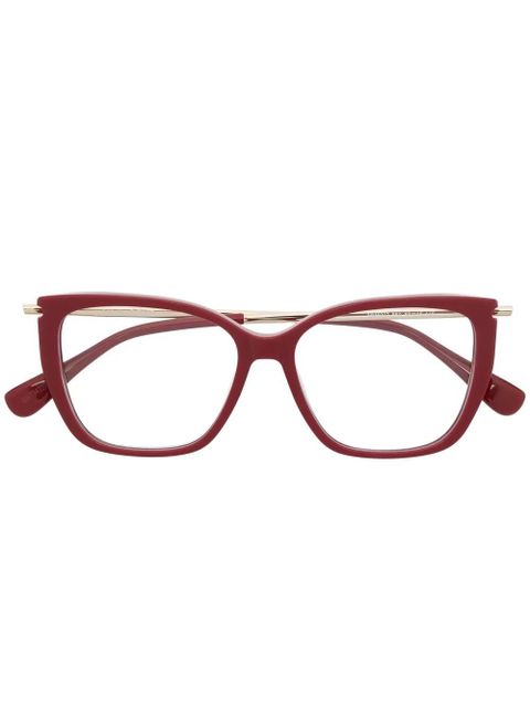 Max Mara Eyewear cat-eye frame eyeglasses - Red - zdjęcie produktu nr 1