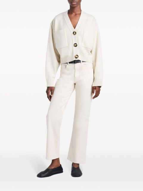 Proenza Schouler Sofia cashmere-wool cardigan - Neutrals - zdjęcie produktu nr 2