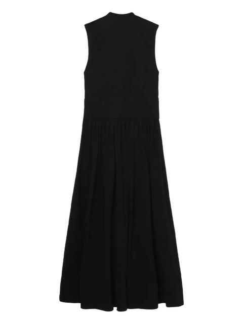 TOTEME sleeveless pleated maxi dress - Black