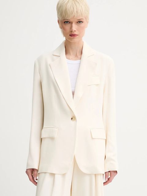 Day Birger et Mikkelsen marynarka Hilare kolor beżowy jednorzędowa gładka DAY65243693 - zdjęcie produktu nr 1