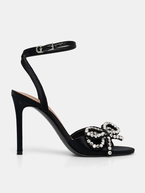 Guess szpilki CHARMIN kolor czarny FLFCHA SAT03 - zdjęcie produktu nr 2