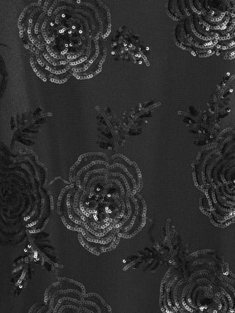 ROTATE BIRGER CHRISTENSEN floral-pattern maxi dress - Black