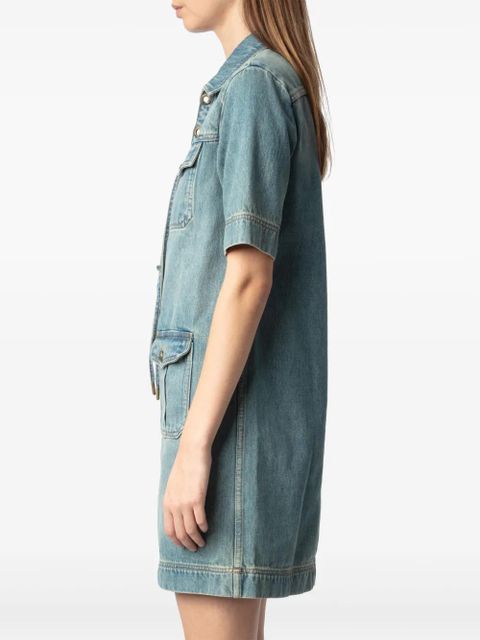 Zadig&Voltaire denim mini dress - Blue