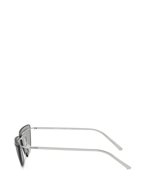 Prada Eyewear geometric-frame sunglasses - Silver