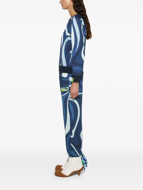 PUCCI Marmo-print sweatshirt - Blue