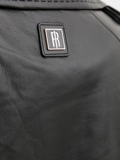 Fracomina płaszcz kolor czarny FR25WC7001P41101